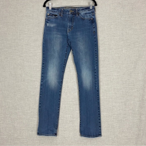 American Eagle 360 Extreme Flex Slim Jeans Sz 29X32 Medium Wash Faded - Picture 1 of 13